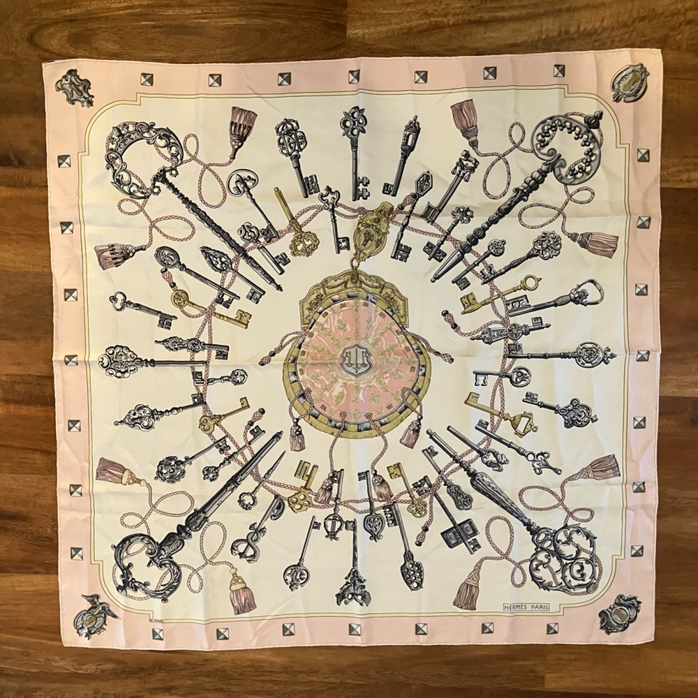 Genuine Hermes Vintage Silk Scarf